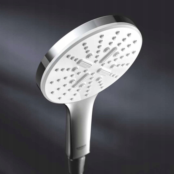 Душова лійка Grohe Rainshower кругла, біла, 3-функціональна