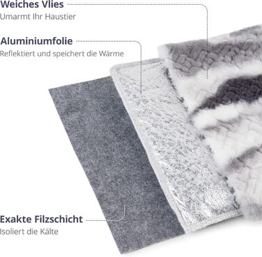 Кішка лежанка на підвіконня самонагріваюча, 90x28 см, сіра, м'яка, знімний чохол