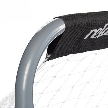 Relaxdays Football Goal Set, 2-Piece, Black