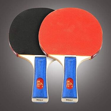 Набір для пінг-понгу для 2 гравців, 5 шт. - 2 ракетки та 3 м'ячі - для хобі, подорожей, тренувань (Indoor/Outdoor)