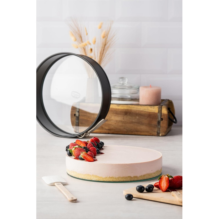 Форма для випічки Dr. Oetker Springform Ø 26 см зі скляним дном, антипригарне покриття, 1 шт.