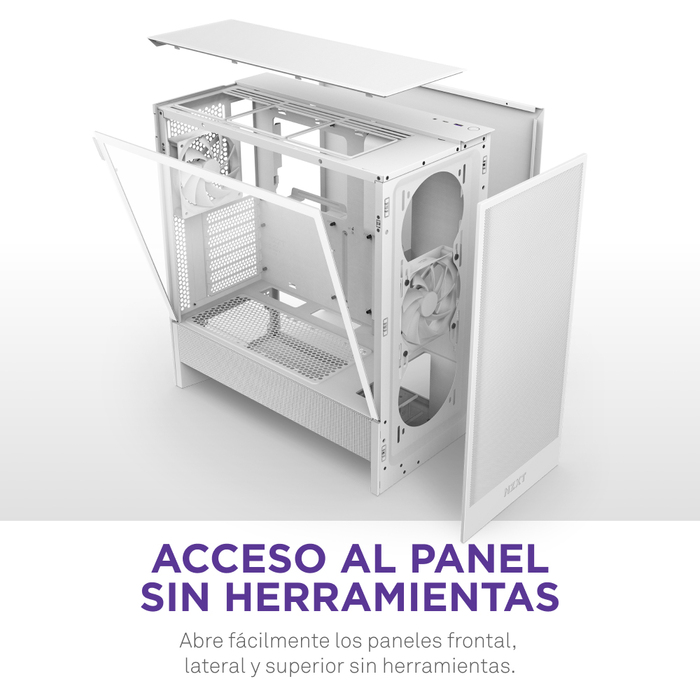Корпус NZXT H5 Flow Midi Tower, білий