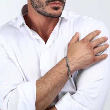 Браслет чоловічий Maserati Jewels з нержавіючої сталі синій JM222AVD05