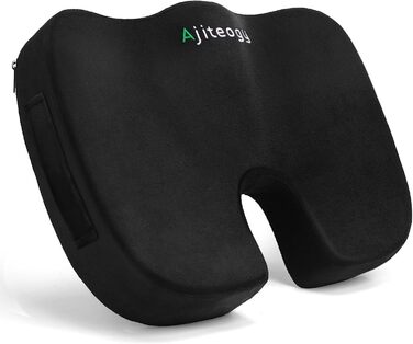 Подушка з піни Memory Foam для офісного крісла, авто та геймерського стільця - ортопедична підтримка спини