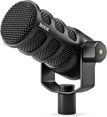 Rode PodMic USB – професійний подкаст-мікрофон з настільним тримачем Keepdrum MS138 (чорний/білий)