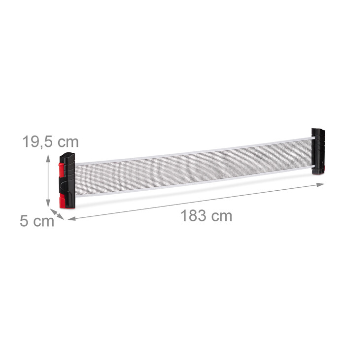 Relaxdays Extendable Table Tennis Net