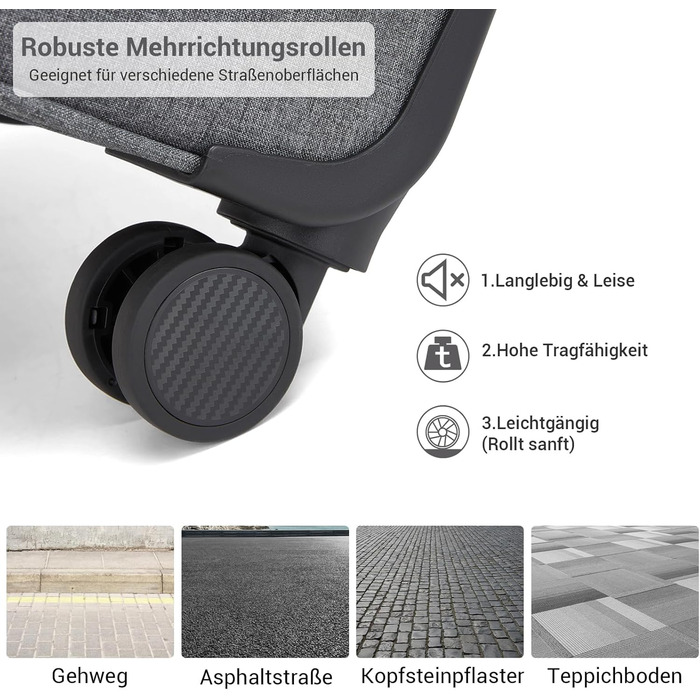 Розширюваний валіза British Traveller, 100 л, сірий, з TSA замком, 79.5x49x32.5 см