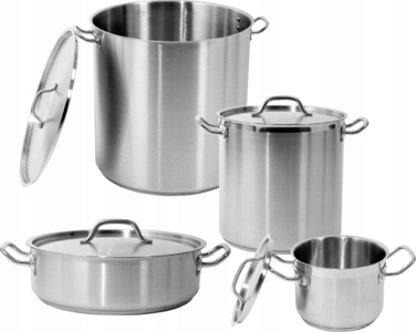 Каструля середня з кришкою, нержавіюча сталь 21/0, 20x14 см, 4,4 л YATO YG-00022