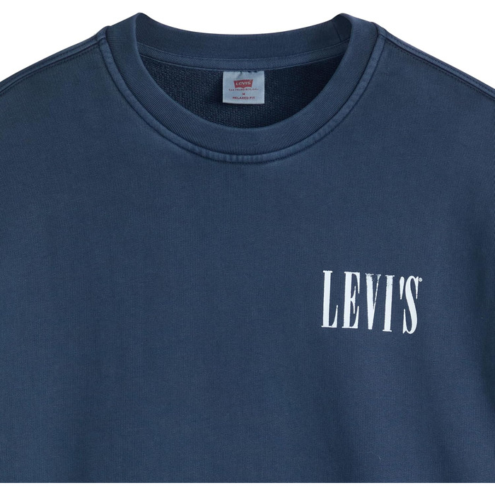 Чоловічий худі-світшот Levi's, розмір XL, сірий (Open Finish)
