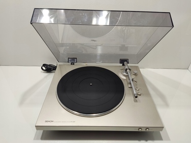 Вініловий програвач Denon DP-300F, сріблястий