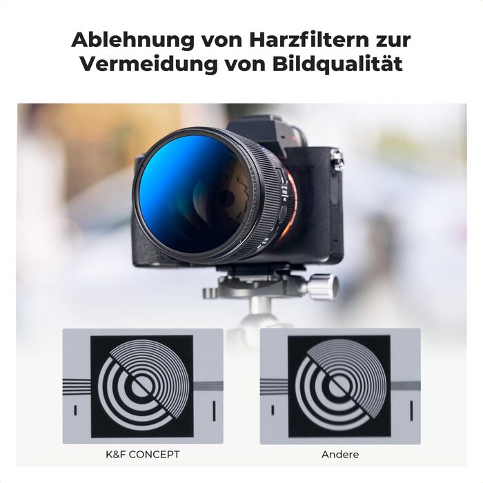 Набір фільтрів K&F Concept 58mm: UV, CPL, ND4 (Nano-Klear)