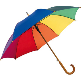 Зонт автоматичний дерев'яний Notrash2003, 103 см, темно-зелений, з круглим гачком