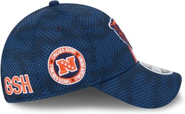 Кепка New Era NFL Sideline 2024 Chicago Bears, кепка-с냅бек, американський футбол, регульована, Marineblau