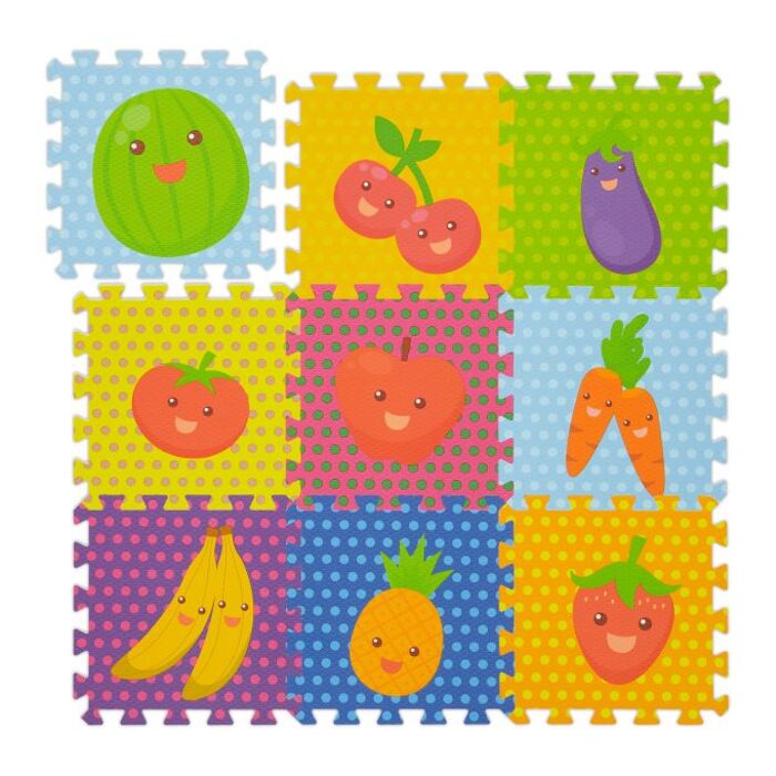 Relaxdays Fruit Puzzle Mat