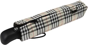 iX-brella парасолька преміум-класу з автоматичним відкриванням, змінний колір при намоканні, принт 'Raindrops' (квітковий бежевий)