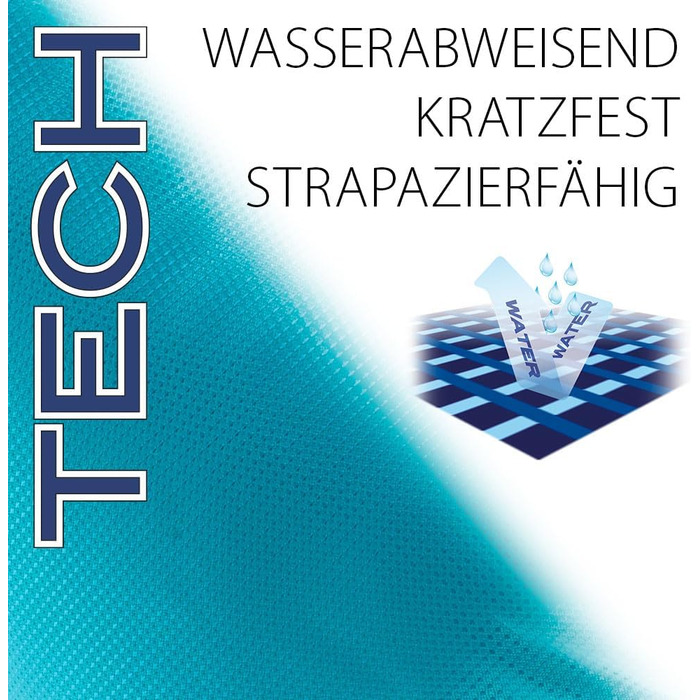 Ортопедичний лежак для собак Ferplast Polo - лежак для котів, миючий, зйомний, 80x50x8 см, M (BLAU, 65x40x8 см)