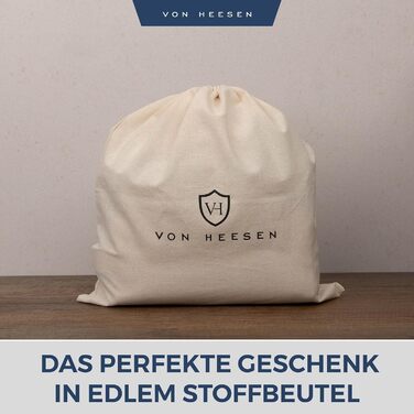 Чоловіча та жіноча косметичка VON HEESEN з натуральної шкіри - дорожня сумка, несесер для подорожей, чорна, велика (2 відділення)
