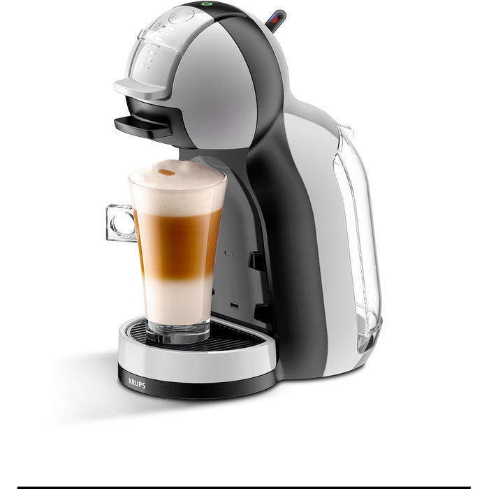 Кавомашина NESCAFÉ Dolce Gusto Mini Me від Krups, сірий колір Artic Grey, 15 Bar, 0,8 л резервуар, Eco-Mode
