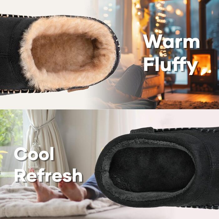 Чоловічі домашні тапочки Zigzagger з мікрозамші та піною з пам'яті, 42/43 EU, темно-сірий