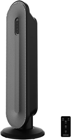 Обігрівач Cecotec ReadyWarm 6250 Ceramic Sky Style: керамічний, 2000 Вт, 3 режими, термостат, осциляція 90°, захист від перекидання та перегріву, 25 м² (пульт ДУ + сенсорна панель)