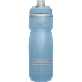 Camelbak Podium Ice Sport Water Bottle, Squeeze Bottle, for Running, Cycling, Hiking (Stone Blue, 710 ml)