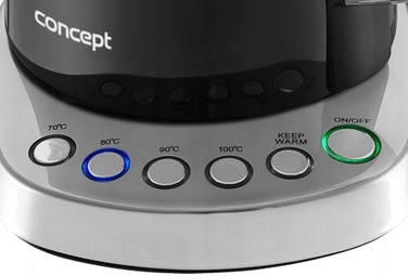 Електричний чайник Concept RK-3171, 2200 Вт, 1,7 л, чорний