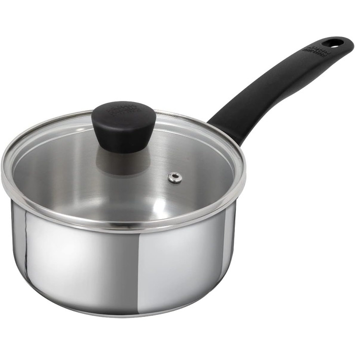Каструля з нержавіючої сталі Kuhn Rikon Classic з кришкою, 16 см, 1,5 л, індукція, срібна