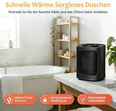 COWSAR Масляний радіатор обігрівач: енергозбереження, швидкий нагрів, 3 режими, захист від перекидання та перегріву, 1200W, для вітальні та спальні (Антрацит)