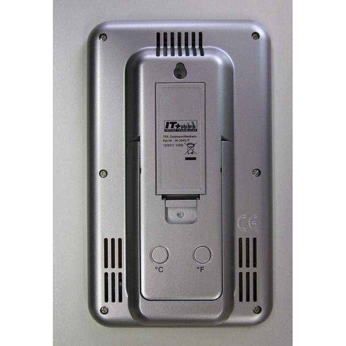 TFA Dostmann Bel-Air Thermo-Hygrometer with Ventilation Recommendation and Comfort Zone Display, for Room Climate Control, L 95 x W 20 (65) x H 158 mm