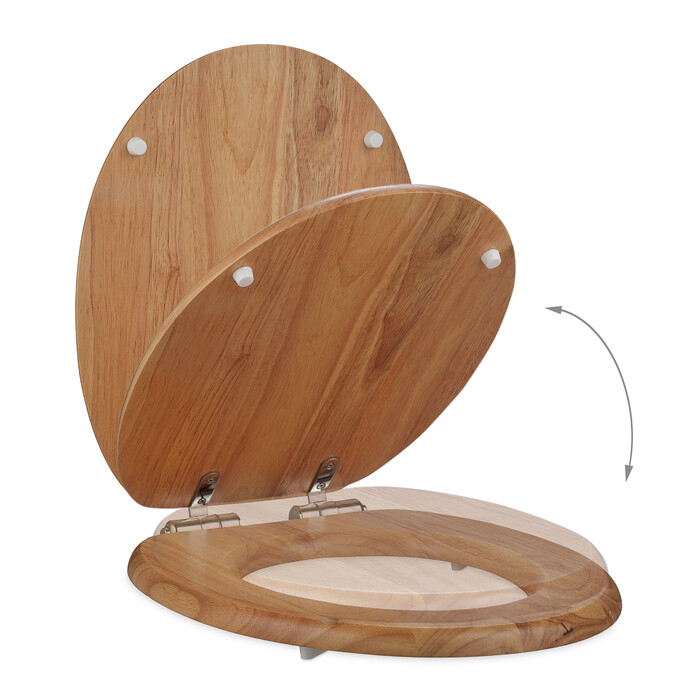 Relaxdays Toilet Seat with Soft-Close Mechanism