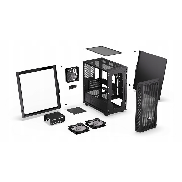 Корпус Endorfy Signum M30 ARGB Mini Tower, чорний