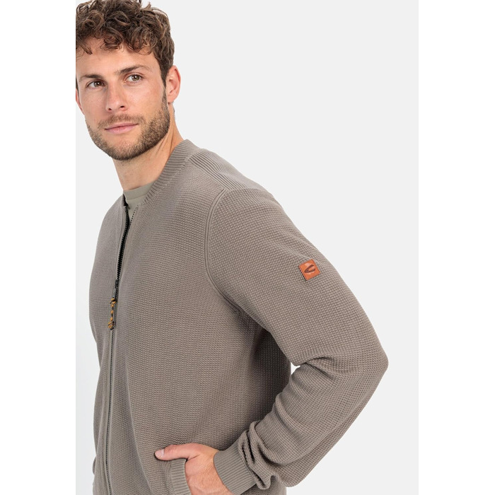 Кардиган чоловічий Camel Active з органічної бавовни, сертифікований (3XL, Rock Grey)