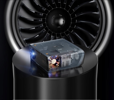 Проектор VIZIO TECH LED 46500 лм, Android TV 14, FHD 4K, сірий