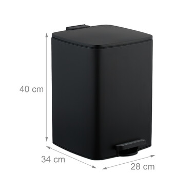 Relaxdays Kitchen Trash Can 20 Liter with Trash Bags