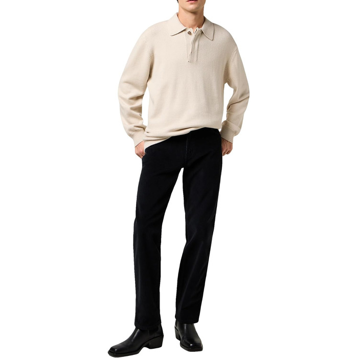 Джинси чоловічі Wrangler Texas (36W/32L, Чорні) - класичні прямі джинси з міцного деніму