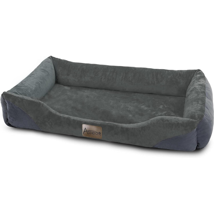 Крісло-ліжко для собак: м'яке, зручне, з високим бортиком. Розміри: 40x50, 60x80, 70x100, 80x120 см. Колір: антрацит