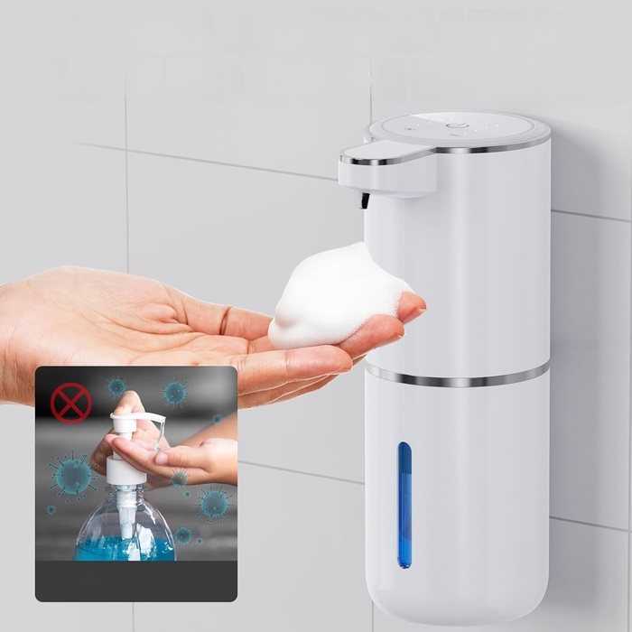 Безконтактний дозатор для мила Bedee, настільний, 380 мл, білий