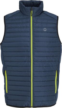 JACK & JONES чоловіча степкова жилетка 4XL великі розміри, колір Росін/Деталь: мармеладний контраст