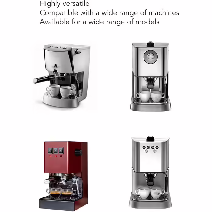 BAOFUYA 58 mm Bottomless Portafilter, Professional Portafilter in Dual Ear Design with Wooden Handle for GAGGIA Coffee Machine (F Palisander)