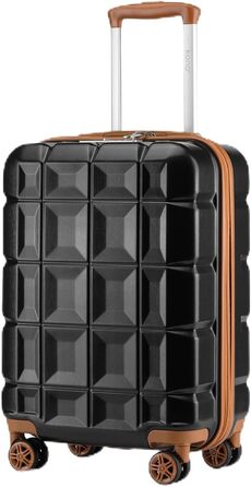 Чемодан KONO Mittelgroß (62см) з 4 колесами, ABS, TSA-замок, ручне багаж (62x43x26см)