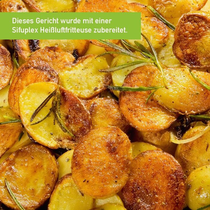 Фритюрниця Sifuplex з гарячим повітрям 6.5L з Rapid Air, сенсорне управління, 3 функції: смаження, випікання, розморожування