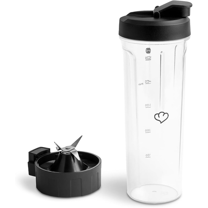 Springlane High-Performance Blender Hanno 2000W - 32,000 RPM, 4 Programs, Self-Cleaning, 2.5L BPA-Free Tritan Container, Stainless Steel & To-Go Bottle Included