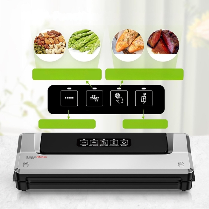 Автоматичний вакууматор для продуктів BonsenKitchen, 125 Вт