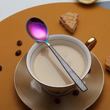 Набір столових приборів з титановим покриттям, 30 предметів, золото-чорний (Mars) для 6 осіб