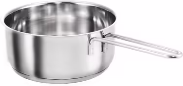 Merkur Stainless Steel Cookware Set - Induction Pots with Pouring Spout, Liter Scale, and Glass Lids – 4-Piece