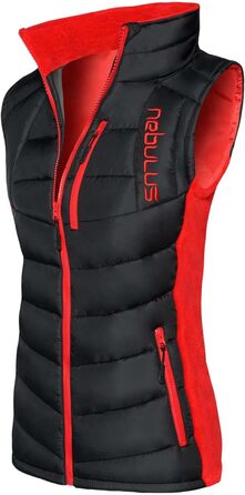 Жіноча жилетка Nebulus Weste Revival чорно-червона, розмір M