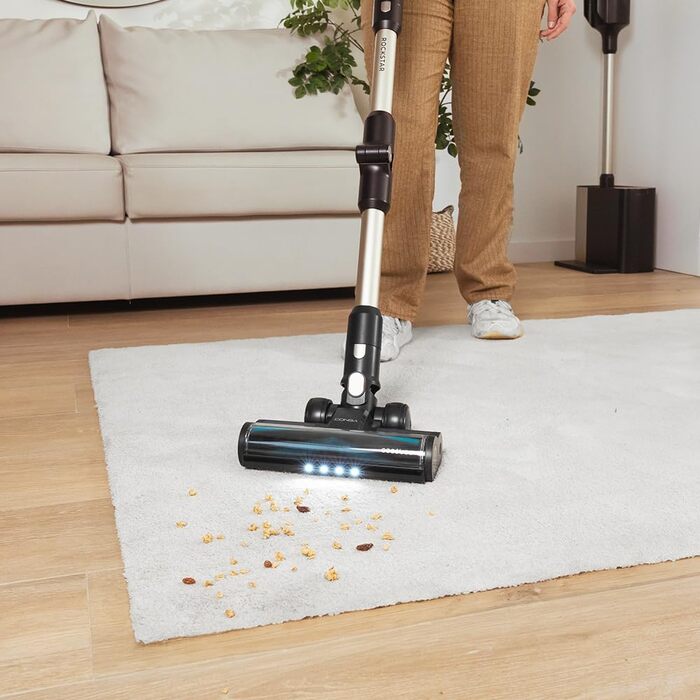 Бездротовий пилосос Cecotec Conga Rockstar 5500 Hurricane Station Flex Max з самостійною станцією очищення, 220AW, 700W, 90 хв роботи, антизаплутана щітка, гнучкий шланг, циклонна технологія