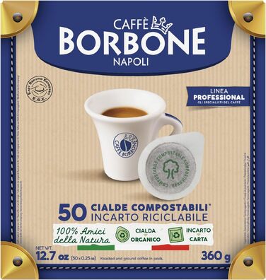 Кава в пружних подушках (pads) Caffé Borbone 4 x 50 шт, 44 мм: асорті (чорна, синя, червона, золота)