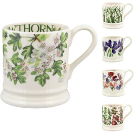 Emma Bridgewater Large Mug 1/2 Pint, Ceramic Coffee Mug Large - Stoneware Mug, Cappuccino, Latte, Coffee, Tea Mug - Beautiful Mugs, Birthday Gift - Coffee Mug Hawthron Tree
