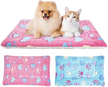 М'яке ліжко-матрац для собак та котів MICOOYO, 69x52 см, рожевий